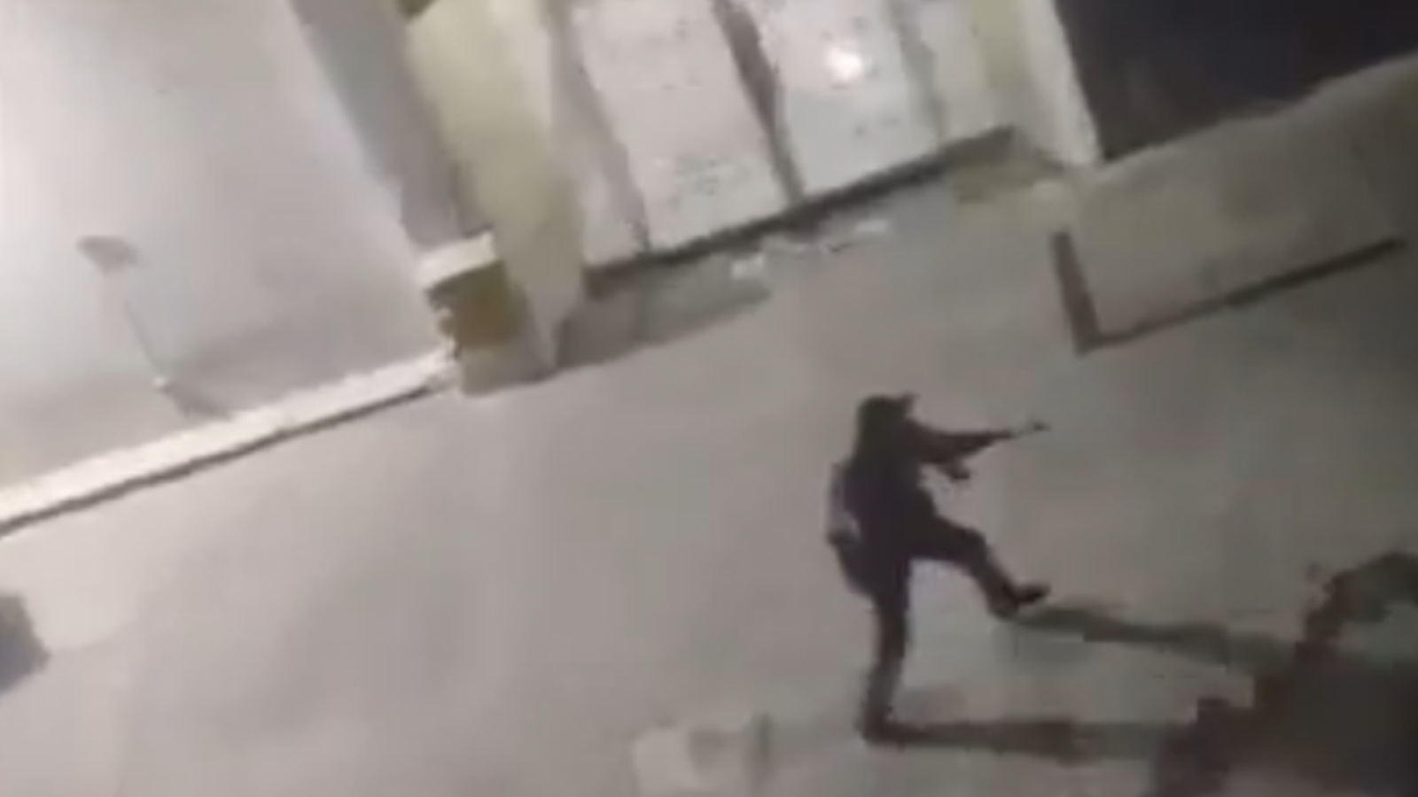 gunfire near presidential palace in Caracas